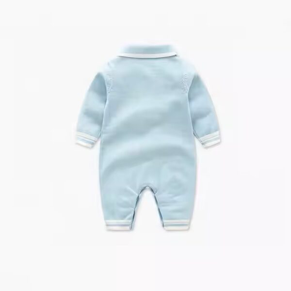 OSSS BabyShop - Boy’s romper knitting polo collar knitted Baby Romper 2