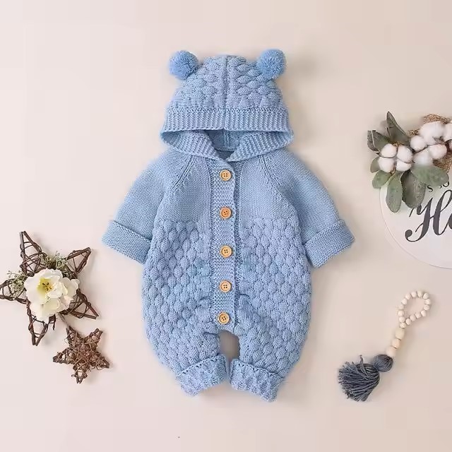 OSSS BabyShop - New Born Organic Cotton jumpsuits rompers sweater 2