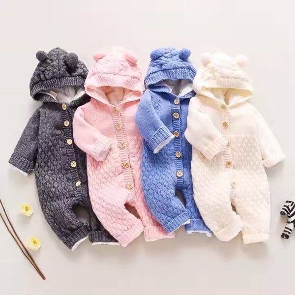 OSSS BabyShop - New Born Organic Cotton jumpsuits rompers sweater combo